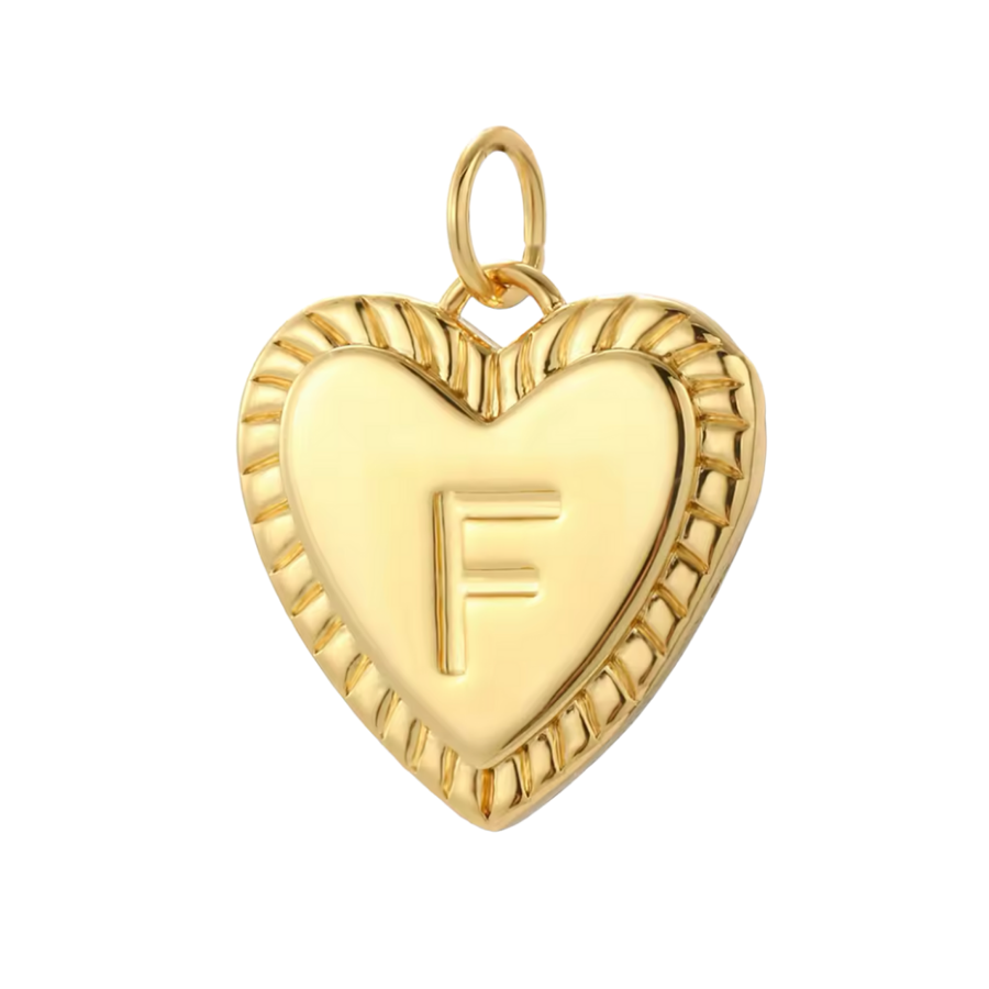 Gold Heart Initial Collection