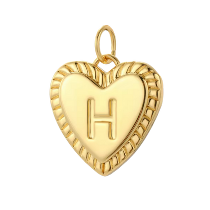 Gold Heart Initial Collection