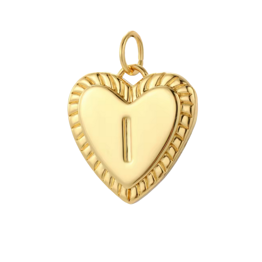 Gold Heart Initial Collection