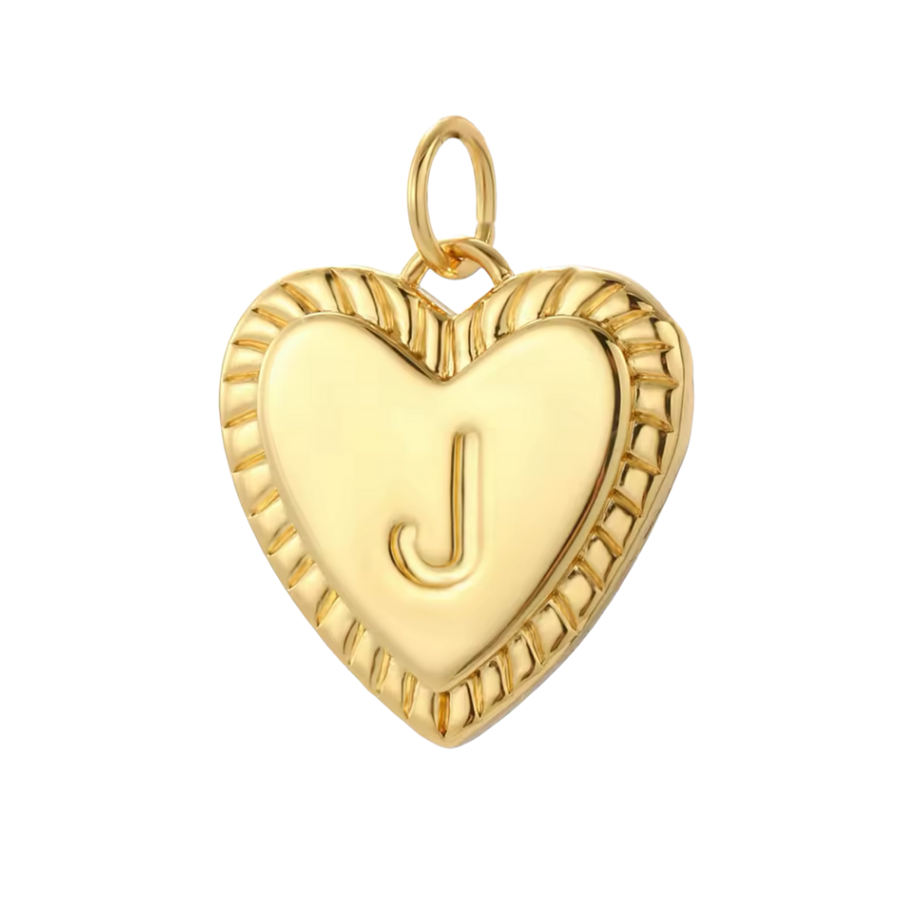 Gold Heart Initial Collection