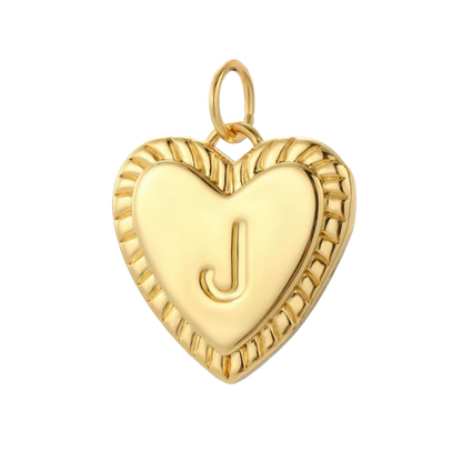 Gold Heart Initial Collection