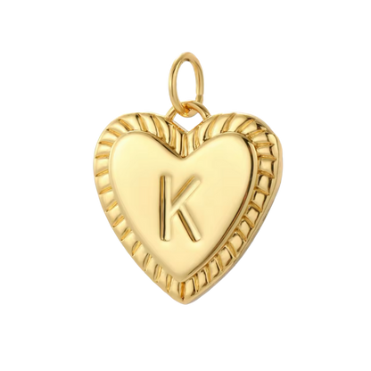 Gold Heart Initial Collection