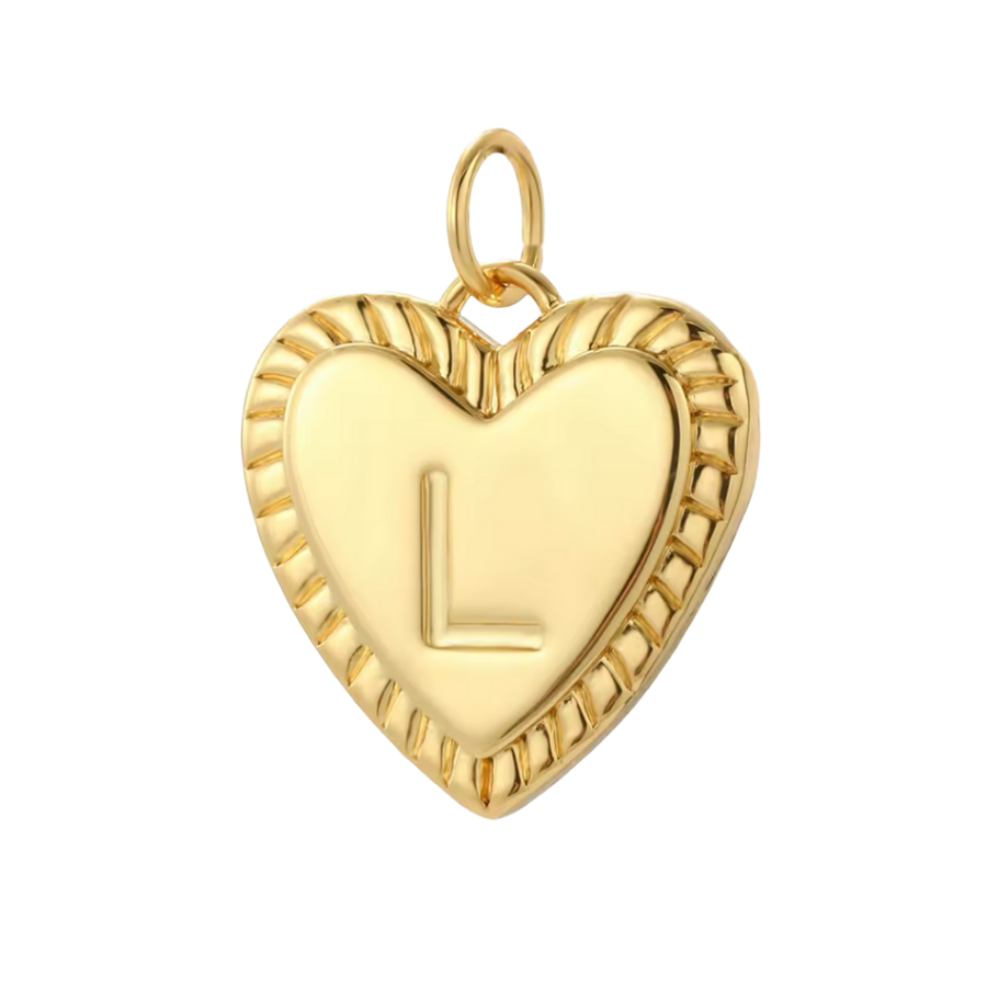 Gold Heart Initial Collection