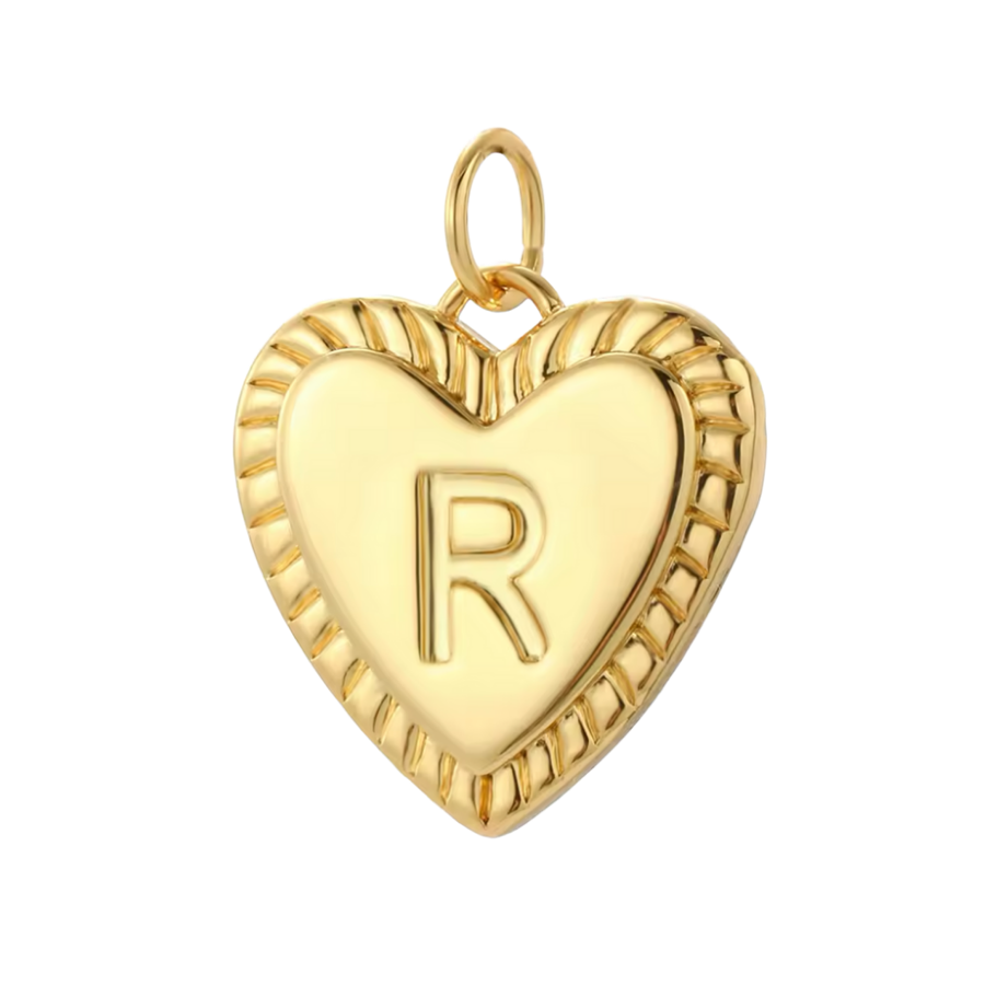 Gold Heart Initial Collection