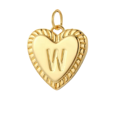 Gold Heart Initial Collection