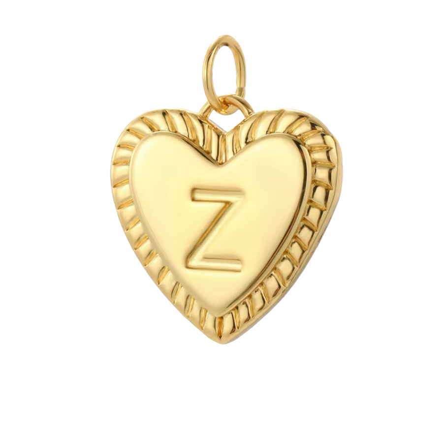 Gold Heart Initial Collection