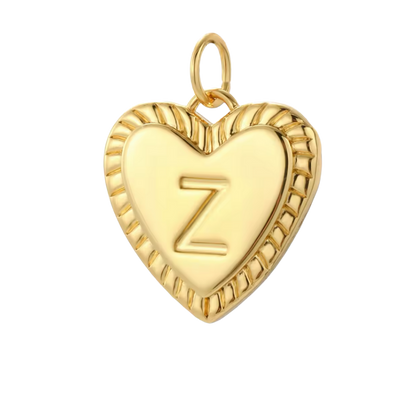Gold Heart Initial Collection