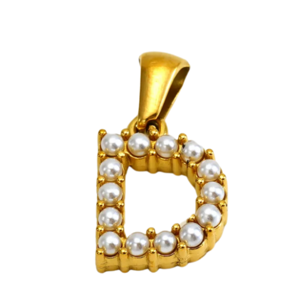 Gold and Pearl Initial Collection