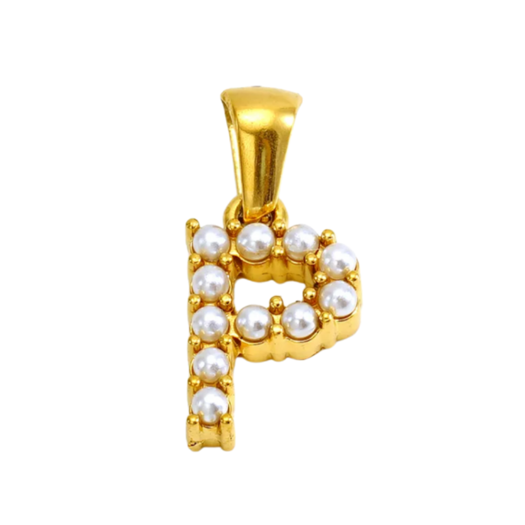 Gold and Pearl Initial Collection