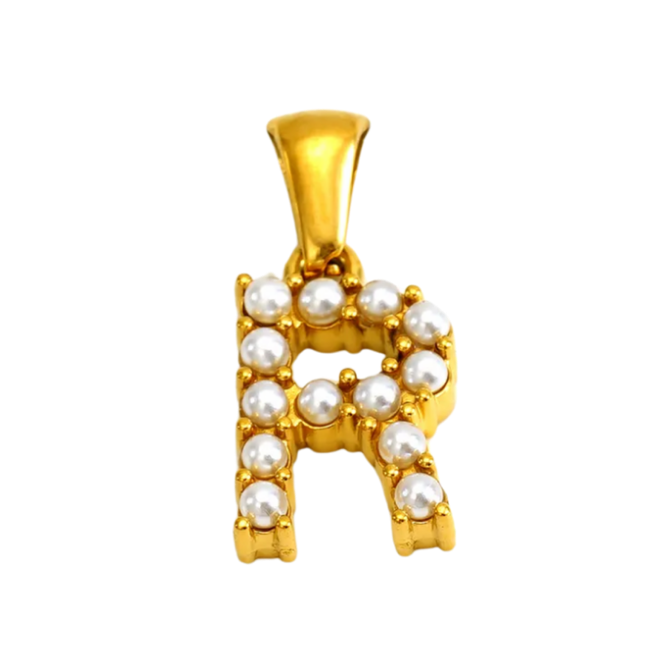 Gold and Pearl Initial Collection