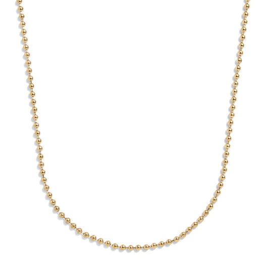 Gold Bubble Chain Necklace