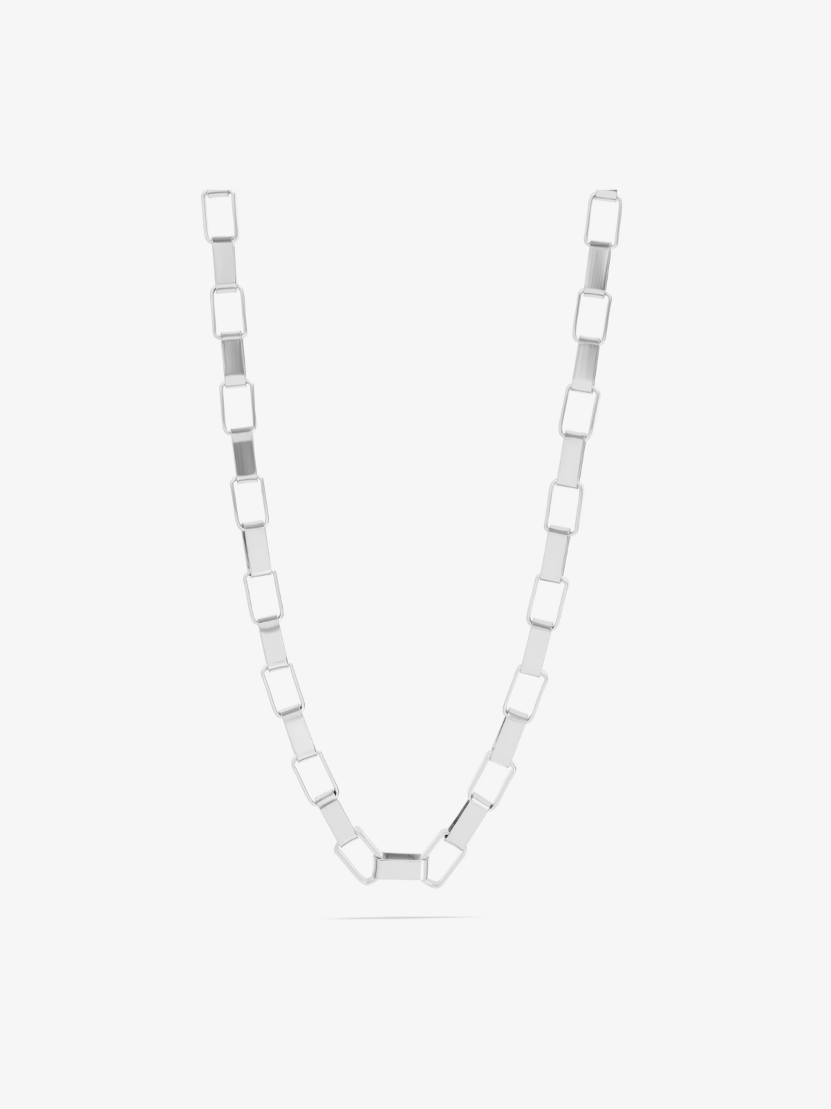 Gold Chunky Paperclip Necklace