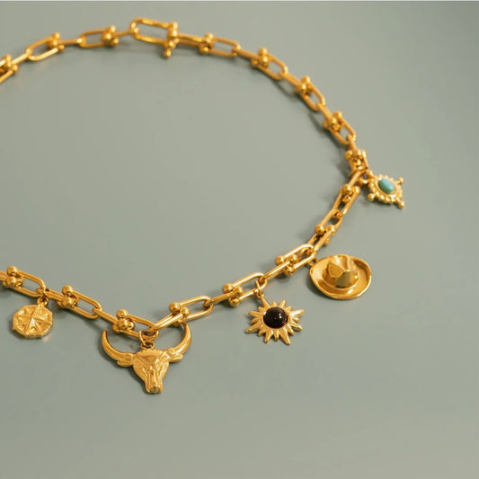 Gold Hardware Necklace