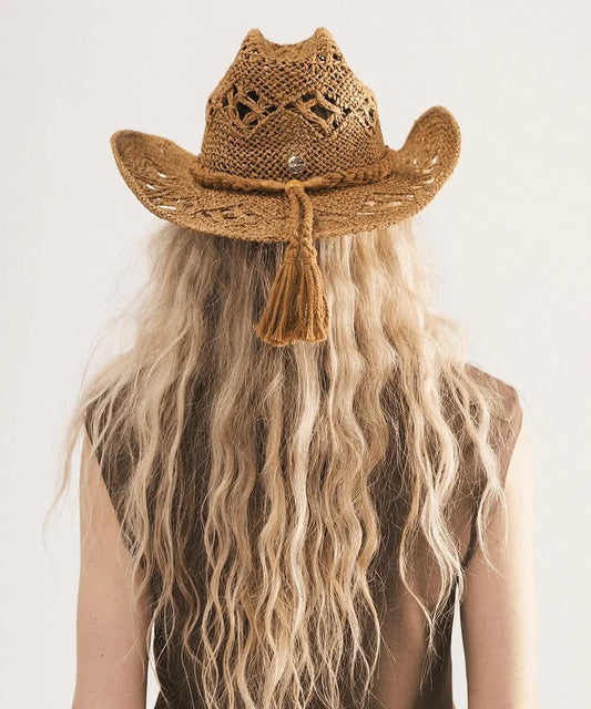 REMY VENTED STRAW COWBOY HAT