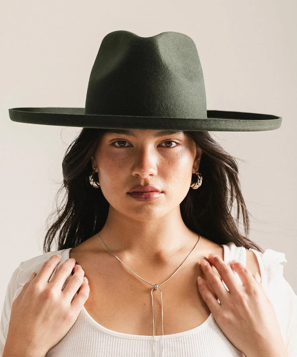 AMELIA PENCIL BRIM FEDORA HAT