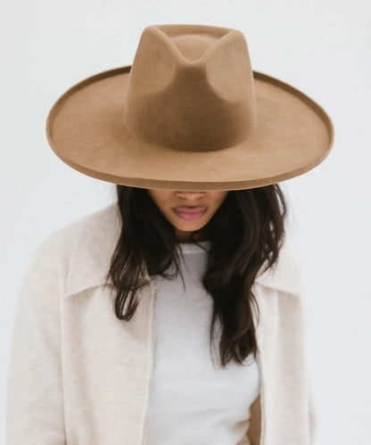 AMELIA PENCIL BRIM FEDORA HAT