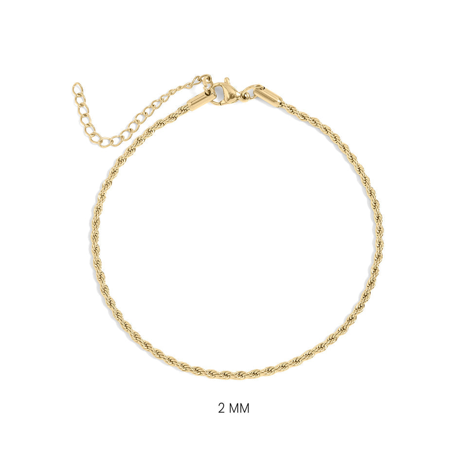 Rope Chain Bracelet - Cluster