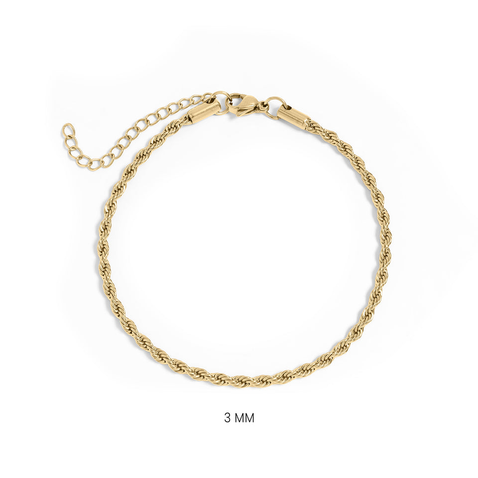 Rope Chain Bracelet - Cluster