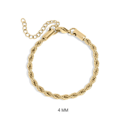 Rope Chain Bracelet - Cluster
