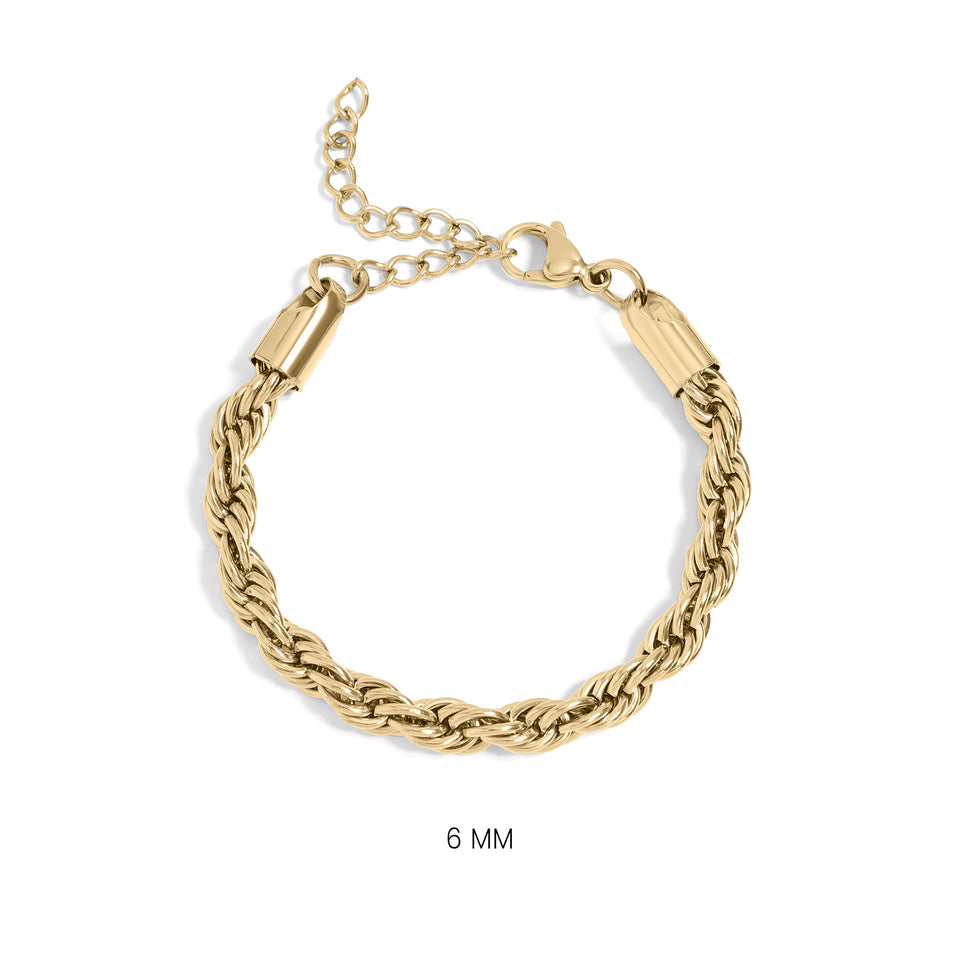 Rope Chain Bracelet - Cluster