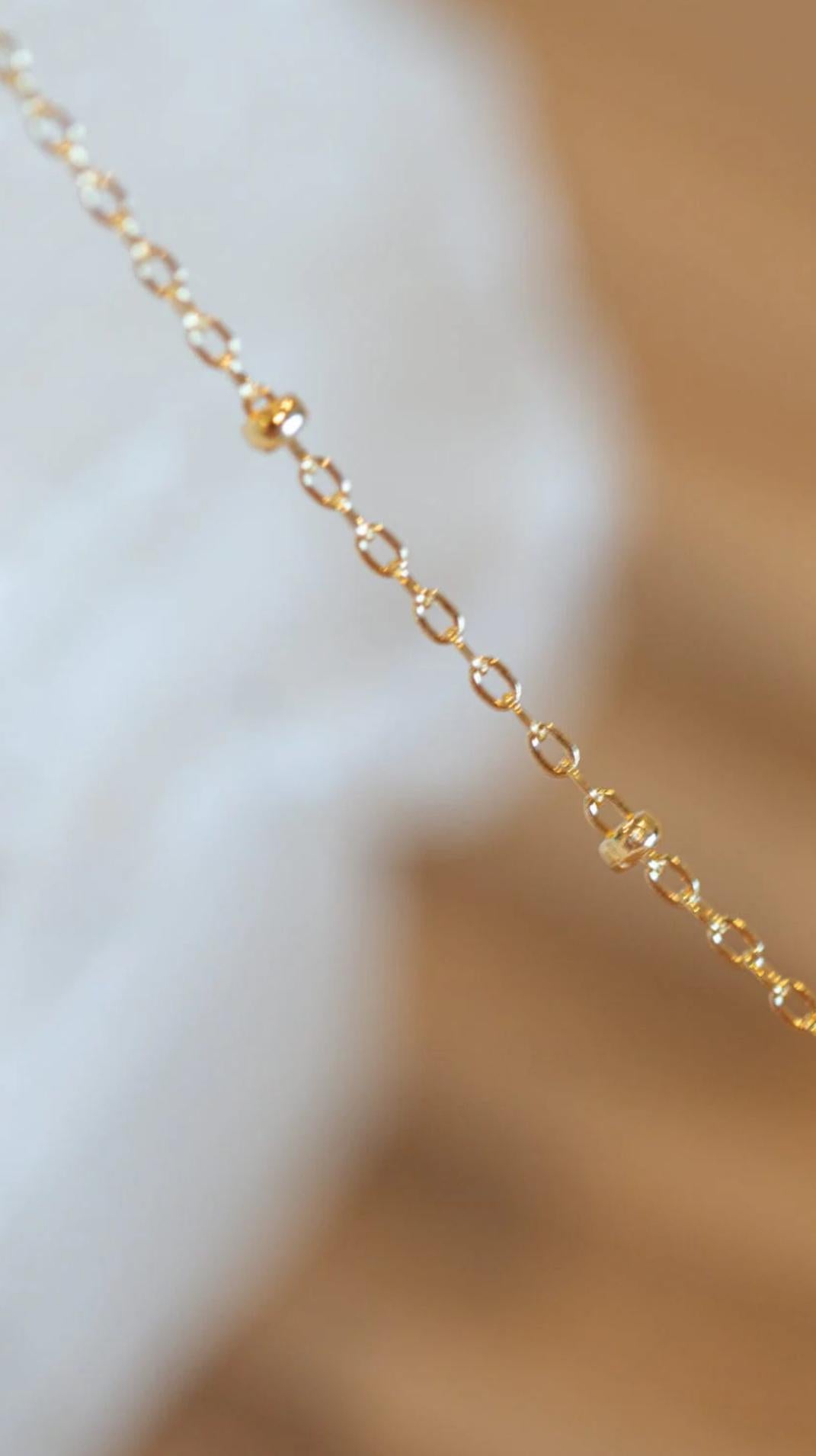 Gold Filled Satellite Chain Necklace