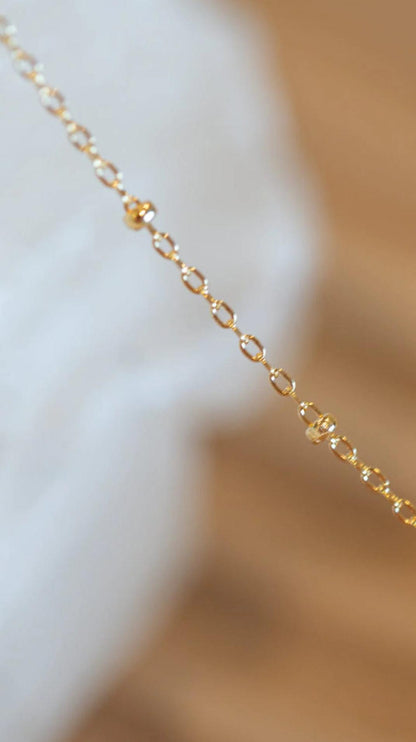 Gold Filled Satellite Chain Necklace